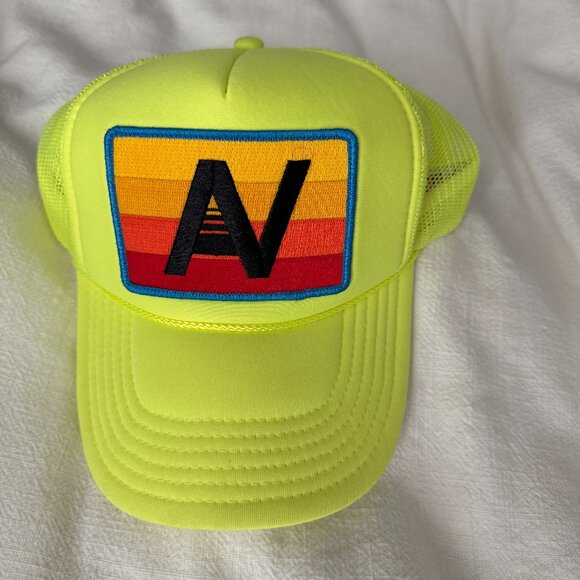 Aviator Nation Neon Yellow Trucker Hat - Picture 1 of 4